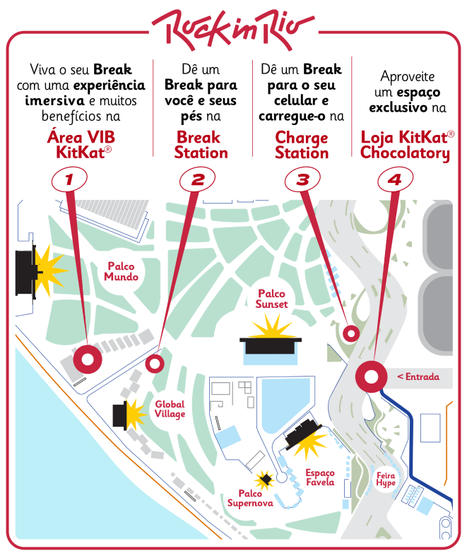 Mapa do evento